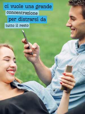 Ci vuole una grande concentrazione per distrarsi da tutto il resto